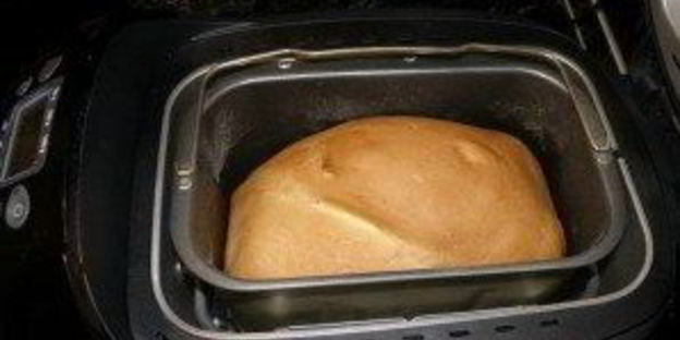 вкусный белый хлеб в хлебопечке