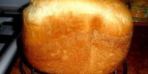 вкусный белый хлеб в хлебопечке
