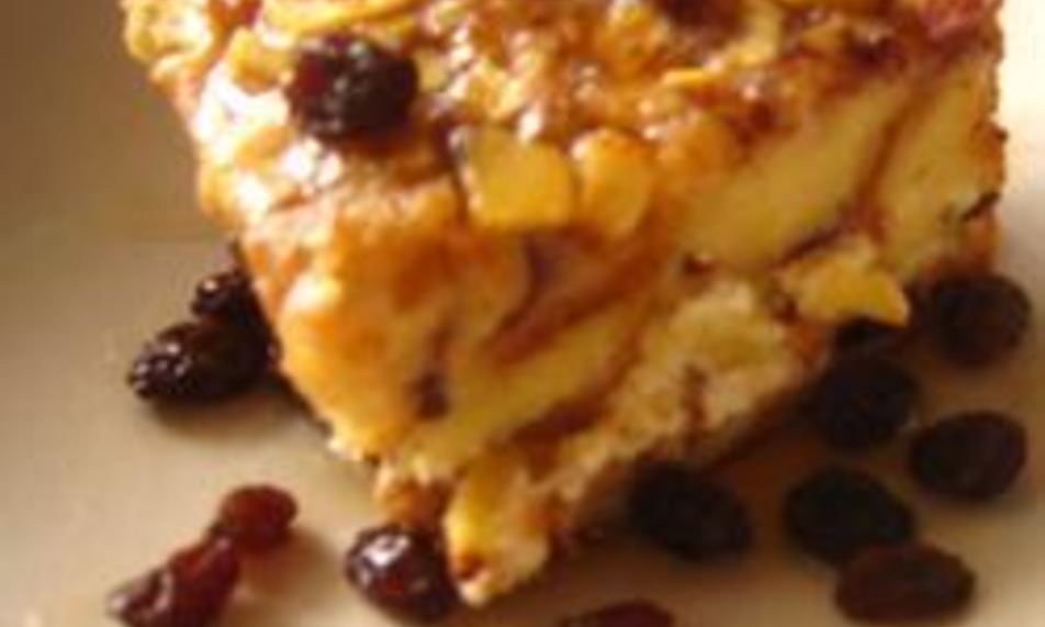 Рецепт запеканки из хлеба с яблоками