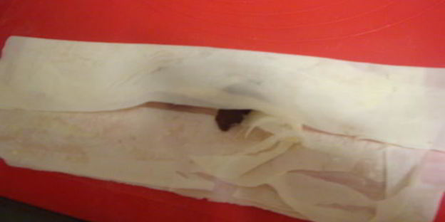 хрустящие конвертики с шоколадом