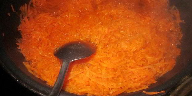 конвертики с морковкой и яблоком