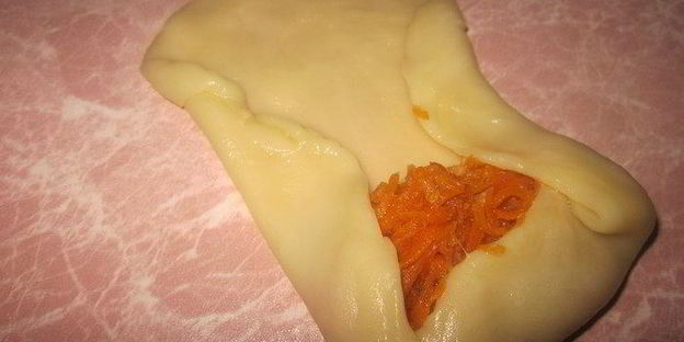 конвертики с морковкой и яблоком