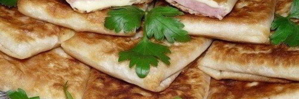 Конвертики с ветчиной и сыром