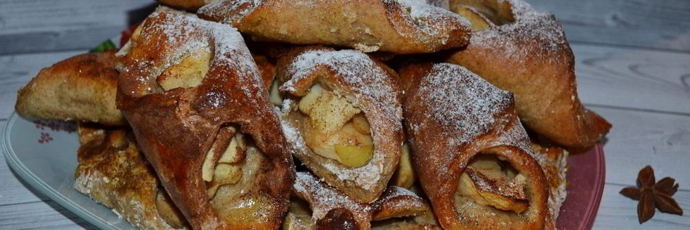 Конвертики с яблоком