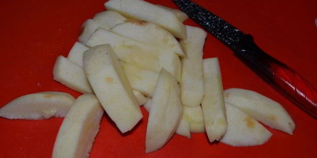 конвертики с яблоком