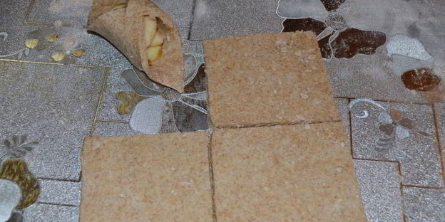 конвертики с яблоком