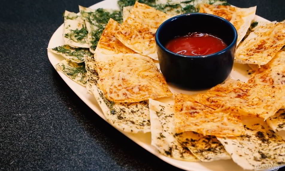 Рецепт чипсов из лаваша