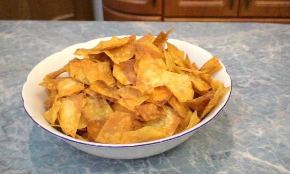 Рецепт домашних чипсов из лаваша в духовке