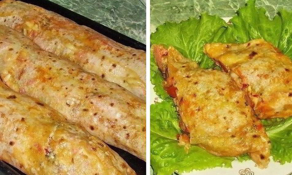 Рецепт фаршированного лаваша в духовке