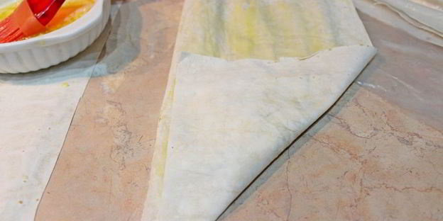 конвертики из лаваша с творогом