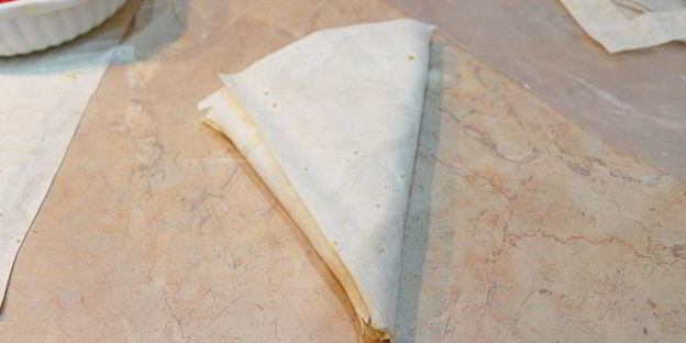 конвертики из лаваша с творогом