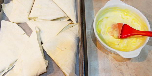 конвертики из лаваша с творогом