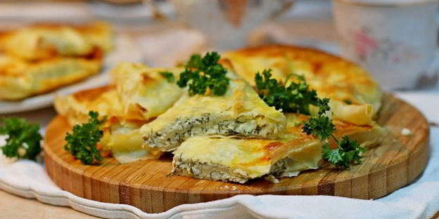 конвертики из лаваша с творогом