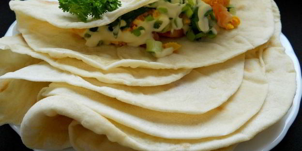 лаваш на сковороде