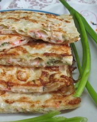 Лаваш, обжаренный в яйце