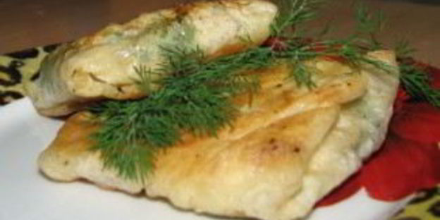 лаваш с брынзой и помидорами