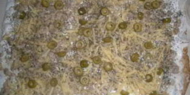 лаваш с фаршем в духовке