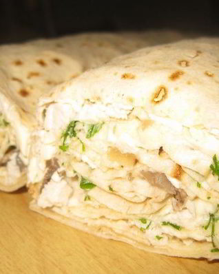 Лаваш с майонезом