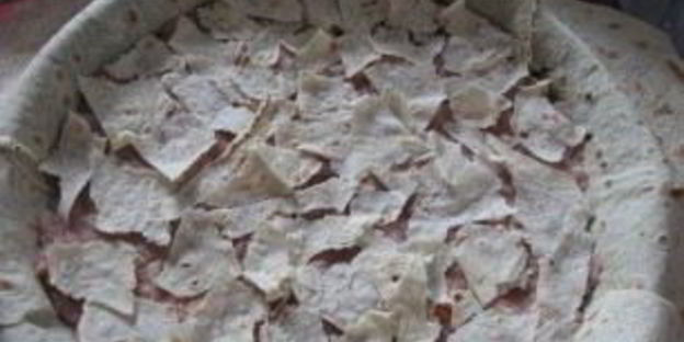 лаваш с начинкой из фарша