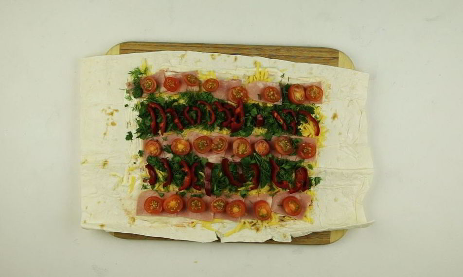 Рецепт лаваша с начинкой в духовке