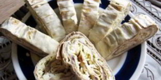 лаваш с паштетом