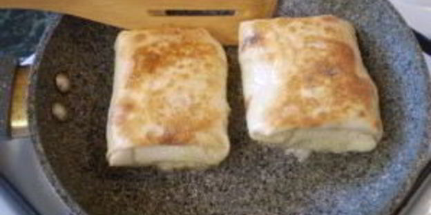 лаваш с пюре