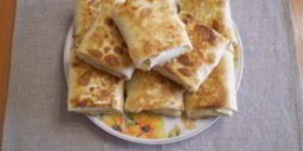 лаваш с пюре