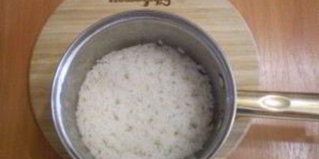 лаваш с рисом и яйцом