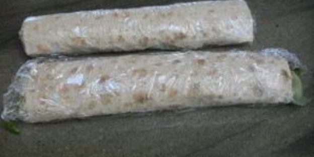 лаваш с семгой и огурцом