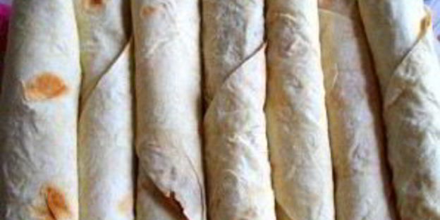 лаваш с сыром и зеленью в духовке