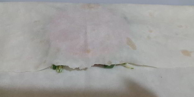 лаваш с сыром и зеленью