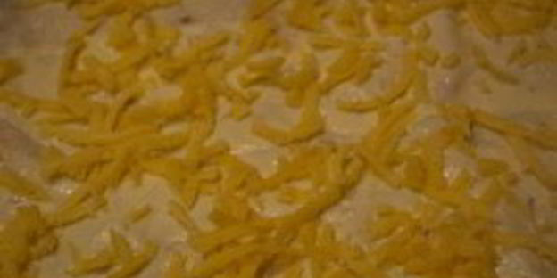 лаваш с ветчиной и твердым сыром