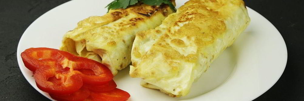 Лаваш с яйцом и луком