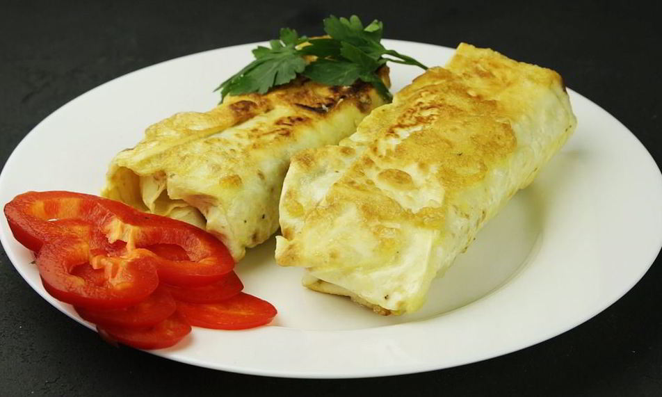 Рецепт лаваша с яйцом и луком