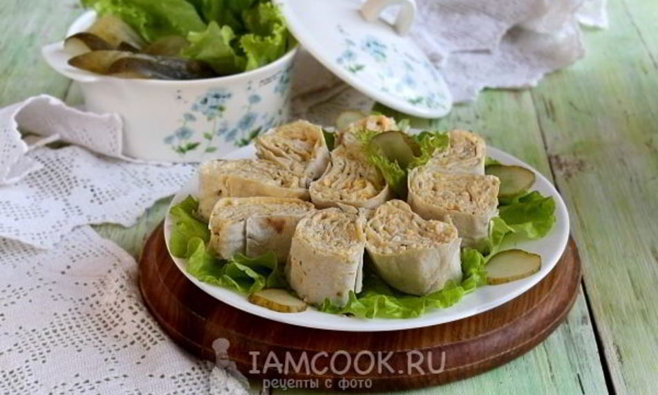 Рецепт лаваша с яйцом и сыром