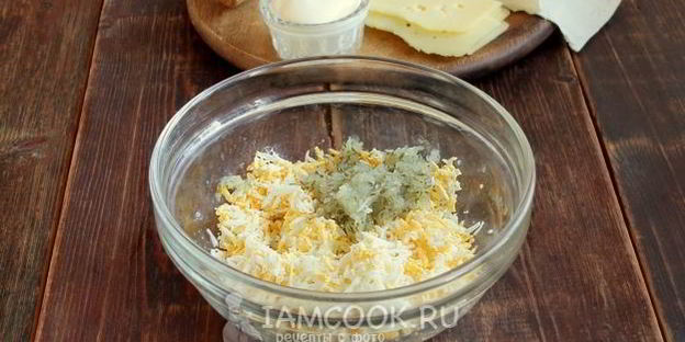 лаваш с яйцом и сыром