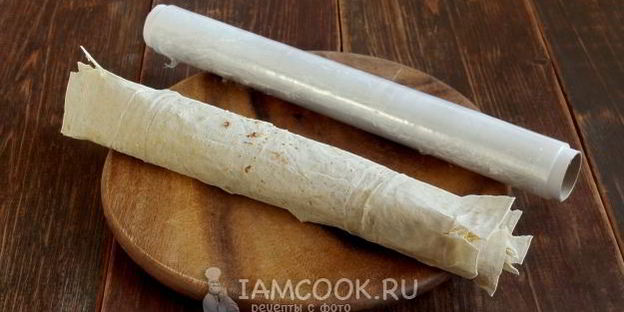 лаваш с яйцом и сыром