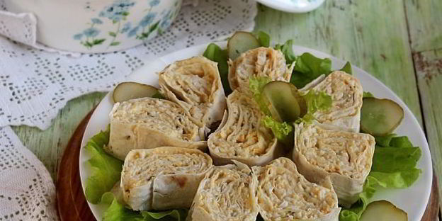 лаваш с яйцом и сыром