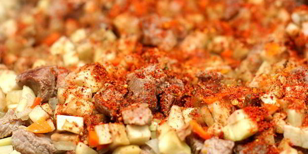 мясо в армянском лаваше