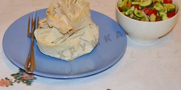 мясо в лаваше