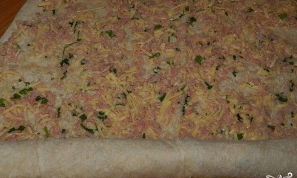 Рецепт начинки для лаваша с ветчиной