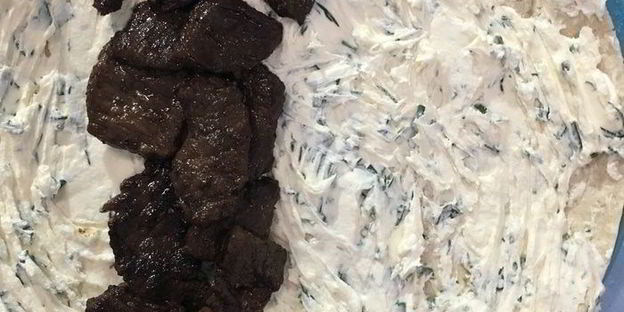 нежная говядина в лаваше