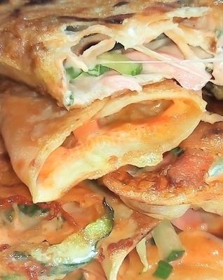 Рулеты из лаваша на пикник