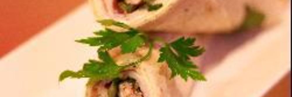 Рулеты из лаваша с индейкой