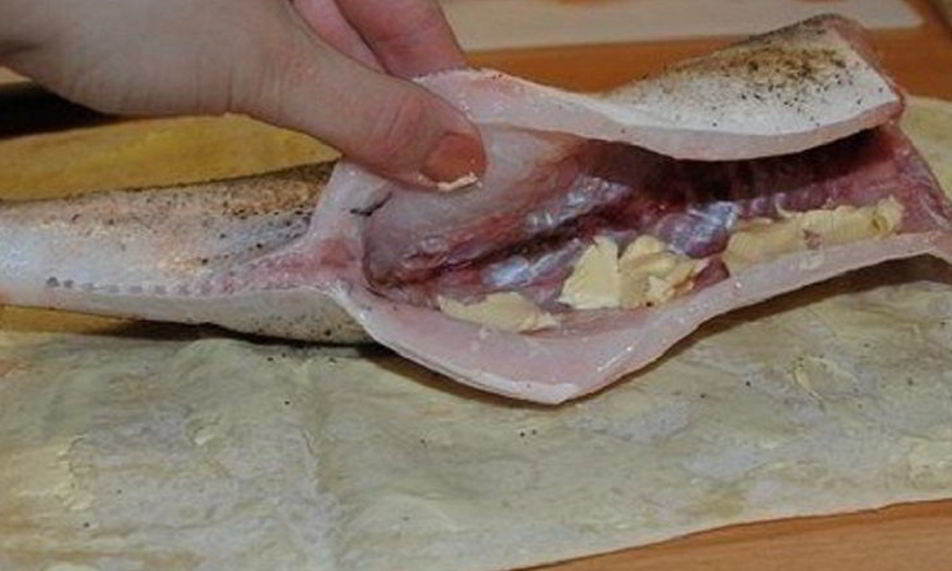 Рецепт рыбы, запеченной в лаваше