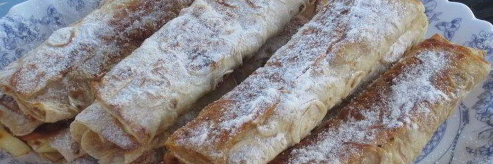 Яблоки в лаваше