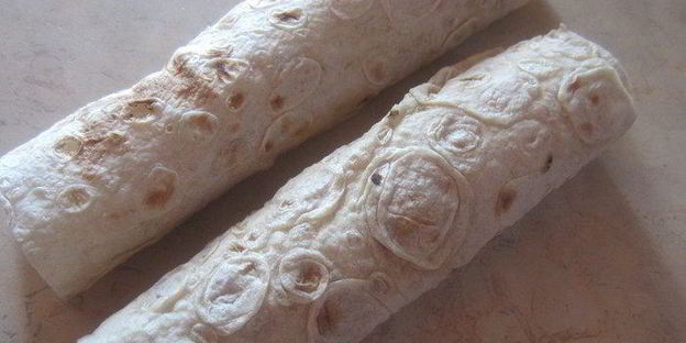 яблоки в лаваше