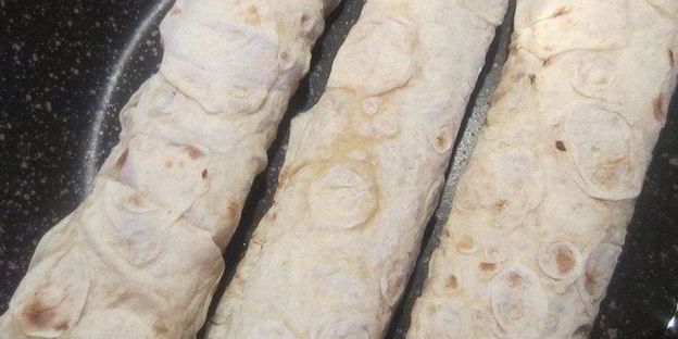 яблоки в лаваше