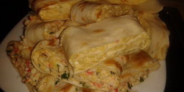 закуски из лаваша