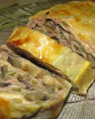 Запеченный лаваш